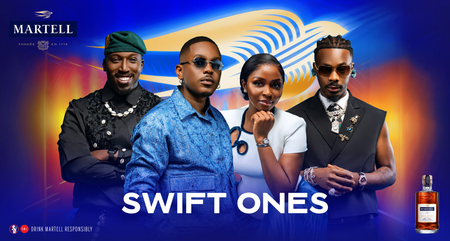 Martell Swift Ones campaign visual